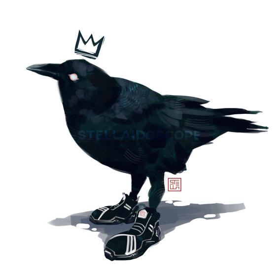 The 600th Crow by Stellaidoscope, 2020