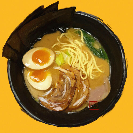 Ramen III by Stellaidoscope, 2019