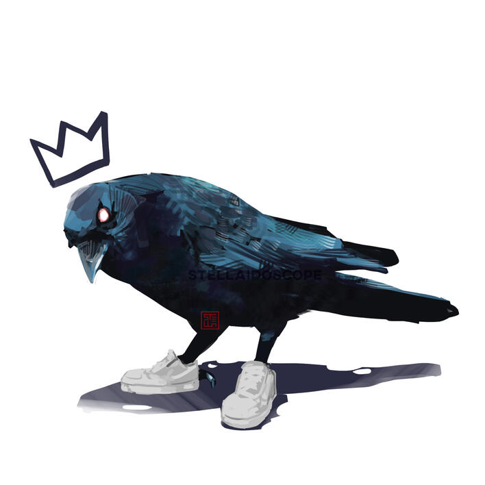 The 900th Crow by Stellaidoscope, 2020